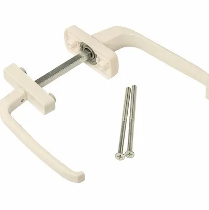 Фото №0 Гарнитур нажимной балконный алюминиевый, узкий, белый