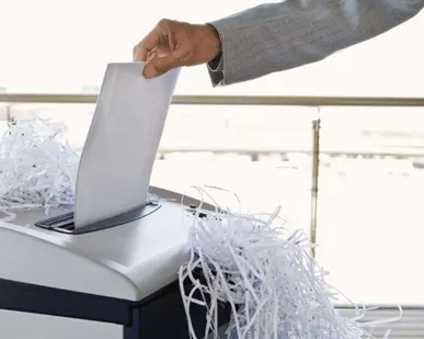 фото Уничтожение архивов