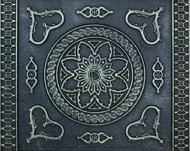 фото Чугунная плитка "Париж" - 400х400