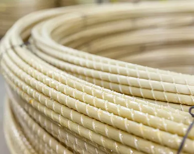 фото Композитная Арматура с периодическим профилем АСК-12 50м