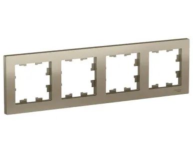 фото Рамка 4-м AtlasDesign универс. шампань SchE ATN000504