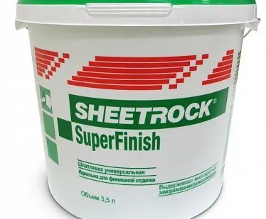 фото Шпатлевка SHEETROCK SUPER FINISH 5,6кг/3,5л