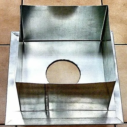 Фото №0 Потолочно-проходной узел дымохода