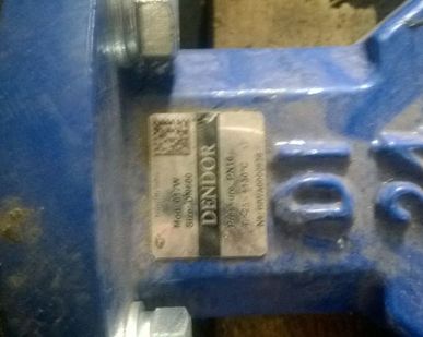 фото Дисковый поворотный затвор dendor 017w Ду600