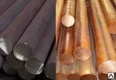 фото Круг медный 110 М1, М1р, М2, М2р, М3, М3р по ГОСТ 1535-2006