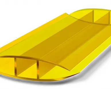 фото Профиль соединительный неразъемный НР 4мм Желтый L=6м