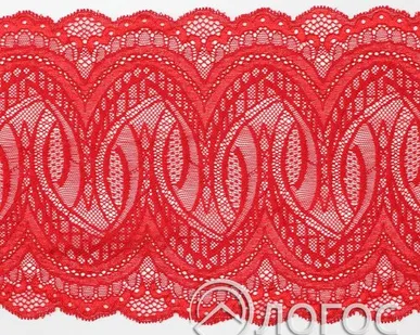 фото Кружево стрейч гипюр арт. 65007, красный