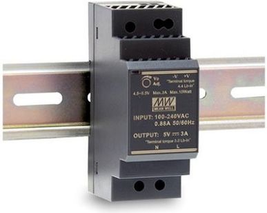 фото HDR- 30-24 MEAN WELL Блок питания 24VDC 30W на DIN-рейку