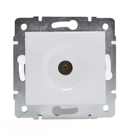 Фото №0 LEZARD Механизм розетки оконечной TV СП Karina бел. 707-0288-130 LEZARD