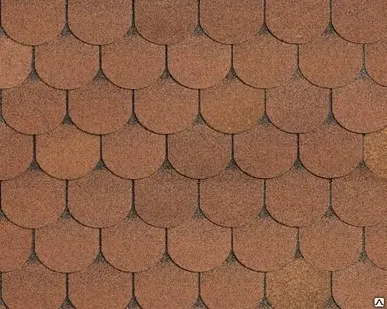 фото Гибкая черепица Shinglas, серия Классик Танго, цвет Осенний