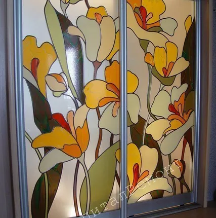 Фото №0 Изготовление витражей для шкафов-купе