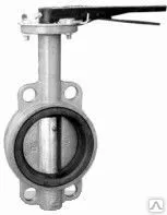 Фото №0 Затвор межфланцевый чугунный уплотнение EPDM Ду40мм