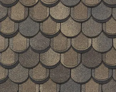 фото Мягкая кровля Шинглас, коллекция Атлантика, цвет Мадейра