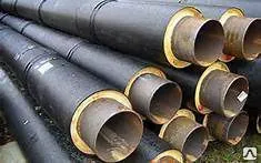 Фото №0 Труба стальная в ППУ-изоляции d 159мм толщина 4,5мм оболочка 250мм ОЦ