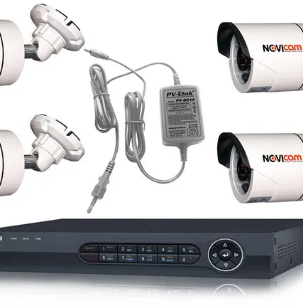 Фото №0 Комплект системы уличного видеонаблюдения TVI