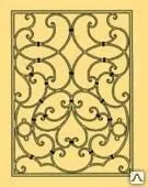 фото Решетка на окна декоративная кованная, арт. КРО.18