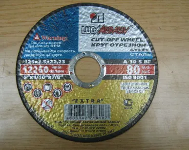 фото Круг отрезной по металлу 180х3,0х22 A24SBF80 Луга