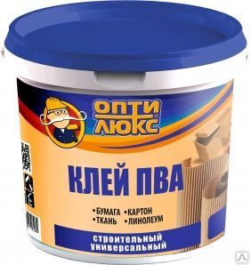 Фото №0 Клей ПВА Оптилюкс 0.55 кг