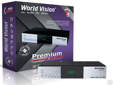 фото Кабельный цифровой ресивер World Vision Premium DVB-T/T2 и DVB-C
