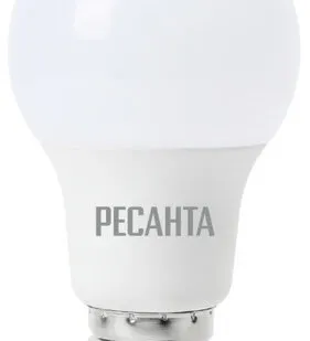фото Лампа светодиодная РЕСАНТА LL-R-A60-9W-230-3K-E27