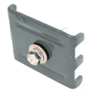 фото КРЕПЕЖ ДЛЯ ПАНЕЛИ С САМОРЕЗОМ (СЕРЫЙ)