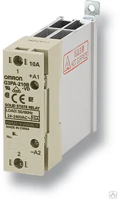 Фото №0 G3PA 24-240V AC/DC Твердотельное реле Omron, от 10 до 60 A