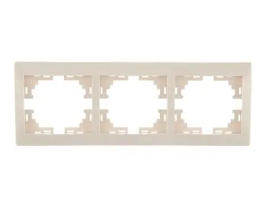 фото Рамка 3-м Мира горизонт. крем. LEZARD 701-0300-148