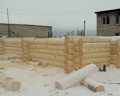 фото Сруб для дома или бани