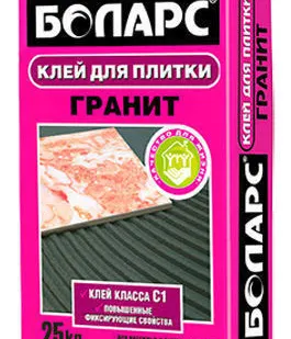фото Клей для плитки ГРАНИТ БОЛАРС 25кг.
