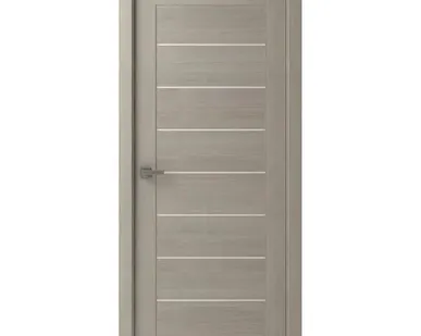 фото дверь межкомнатная со стеклом вдк эко simple 227,эшвайт, 600*2 000мм.