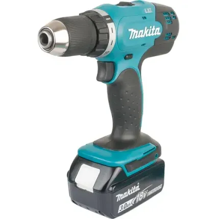 Фото №0 Аккумуляторная безударная дрель-шуруповерт Makita DDF453RFE