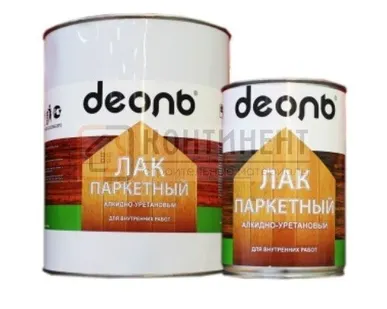 фото Лак паркетный ДЕОЛЬ полуматовый 2,7л