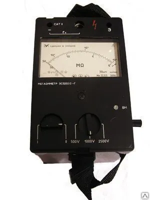 Фото №0 Измеритель сопротивления изоляции ЭС0210/2Г