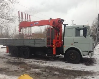 фото Манипулятор на базе МАЗ со стрелой KANGLIM KS1256G-2