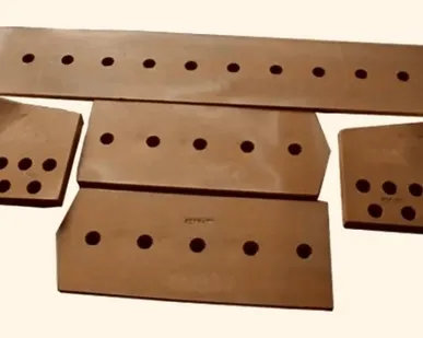 фото Нож средний 617x254x19 (400-500HB) для специальной техники Shehwa TY-165-2