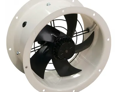 фото Вентилятор осевой VO 400-4E-02 с защитной решеткой
