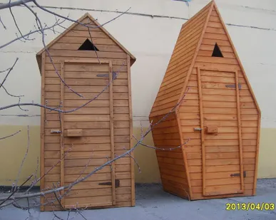 фото Туалет деревянный
