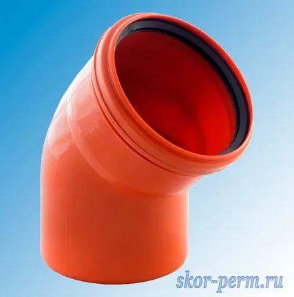 Фото №0 Отвод 160/45° ПП наружная