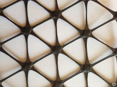 Фото №0 Трехосная геосетка 3 ГС ПП(т) из полипропилена