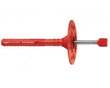 фото Дюбель для крепления теплоизоляции 10х100мм, металлический гвоздь с термоголовкой, 1 шт