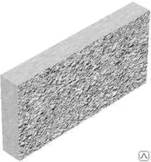 Фото №0 Камень бетонный облицовачный колотый "Пятёрка" белый с мраморной крошкой