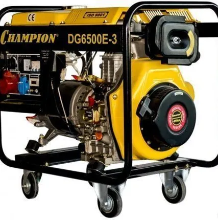 Фото №0 Генератор дизельный трехфазный CHAMPION DG-6000E-3 (220/380В)
