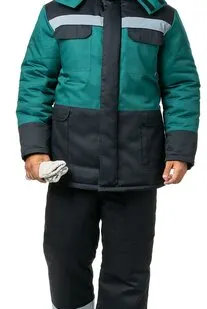 фото Куртка мужская зимняя «Молоток» зеленая