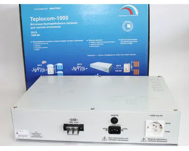 фото Источник бесперебойного питания для котлов Teplocom 1000