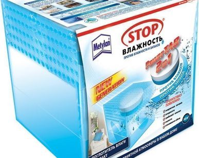 фото Поглотитель влаги "STOP ВЛАЖНОСТЬ" КОМПАКТ с табл.300г. 4шт/уп (1862437)