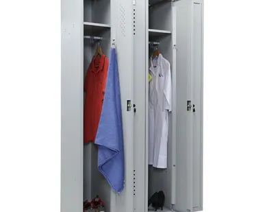 фото Металлические шкафы для одежды