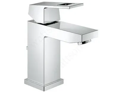 фото Смеситель GROHE Eurocube 23127000 однорычажный для раковины с донным клапан