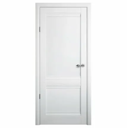 Фото №0 Дверь межкомнатная Классик-1 (Dorica) глухая, сатин, Белый 2000х800мм