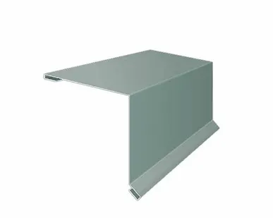 фото Ветровая планка 110х110мм 2,5 м оцинкованная