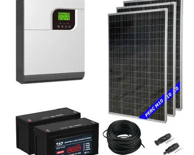 фото Солнечная электростанция 4.2 кВт*ч в сутки ECO GEL PWM+ 2024 МОНО с крепежом